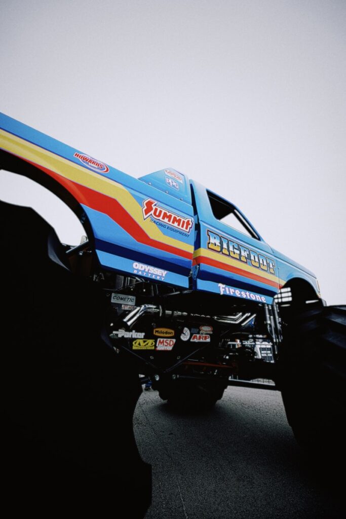 Bigfoot monster truck is ready to roar.